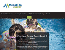 Tablet Screenshot of medallionenergy.com